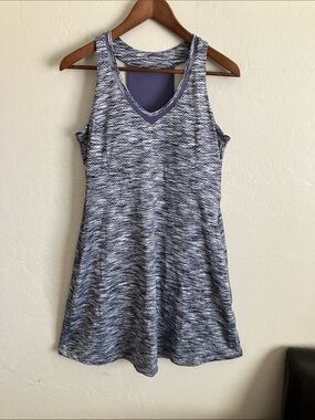 MPG Mondetta Womens L Travel Dress Sleeveless Racerback Pockets Built‑In Bra